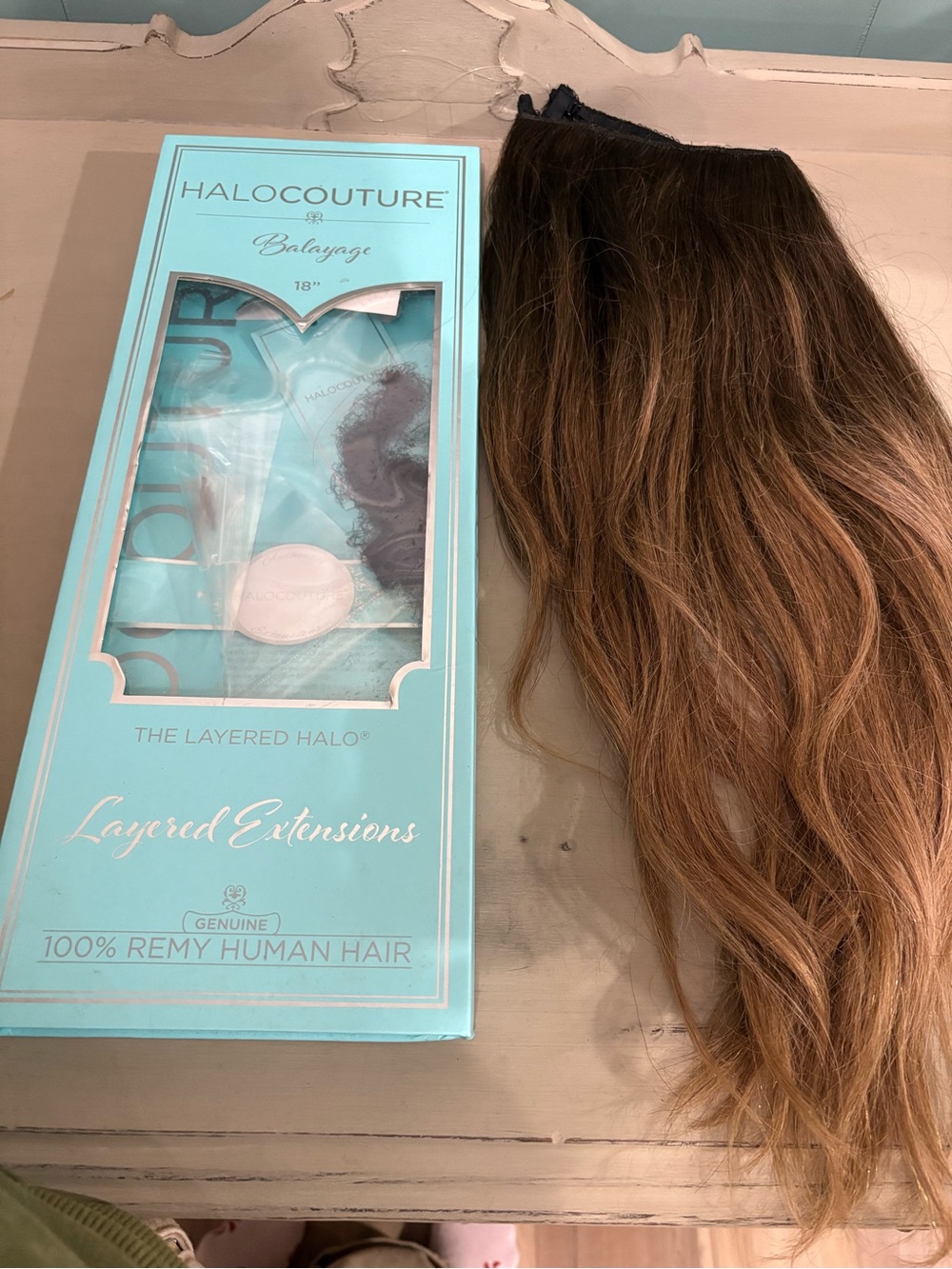 Balayage Layered Hair Extensions - Brown/Blonde Ombre